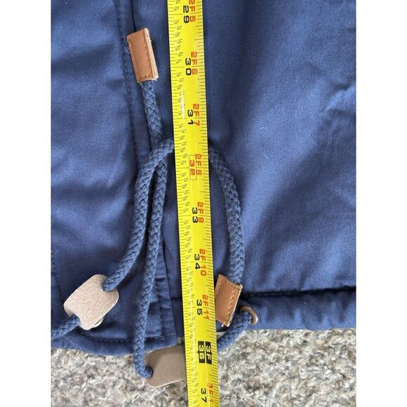 Livergy Urban Denim Hooded Coat Men’s Size 44 Blue Padded Jacket Winter - Picture 10 of 10